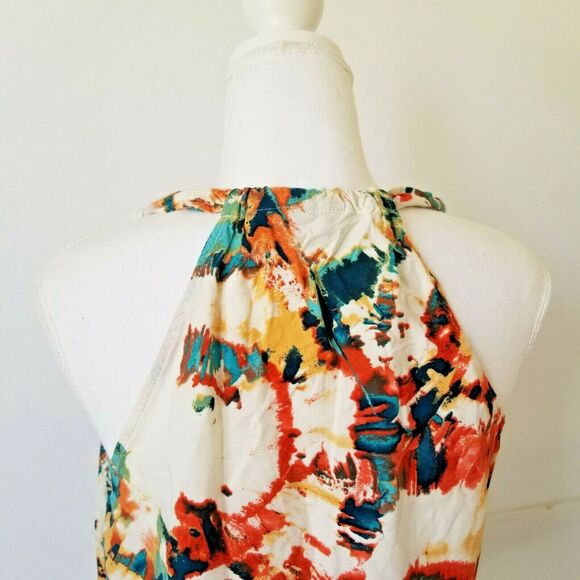 a.n.a floral top multi colors sleeveless - Size PM - Picture 5 of 7
